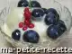 Photo recette coupes glacées au raisin