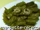 Photo recette feuilles de vigne farcies à la grecque