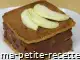 Photo recette gâteau au chocolat et aux pommes