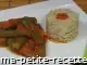 Photo recette pieds de céleris à la sauce tomate, riz pimenté