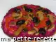 Photo recette pizza au chou-fleur et à l'houmous