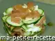Photo recette salade de courgette au chèvre et saumon fumé