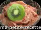 Photo recette sorbet kiwi-fraise