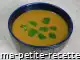 Photo recette velouté de poivron vert à la farine de pois chiches